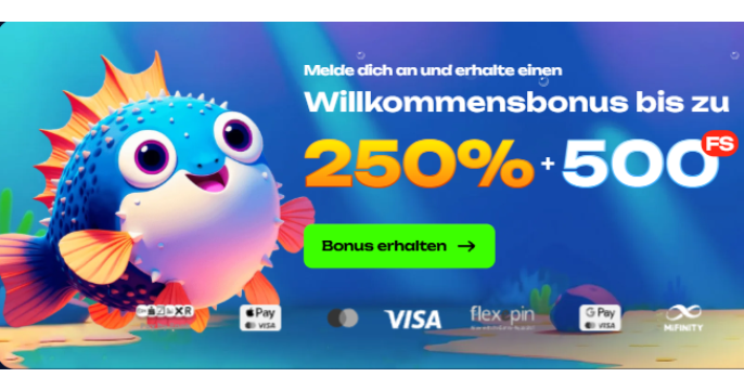 Fugu Casino 2026 – Spielerlebnis mit über 10.000 Spielen und attraktivem Willkommensbonus